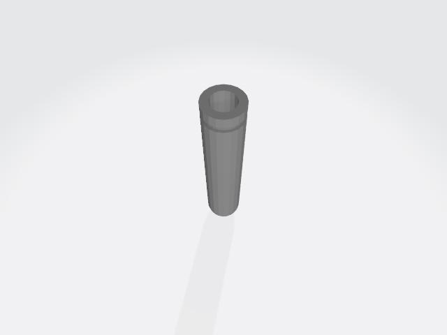 Long cylindrical handle for Bonzini foosball table