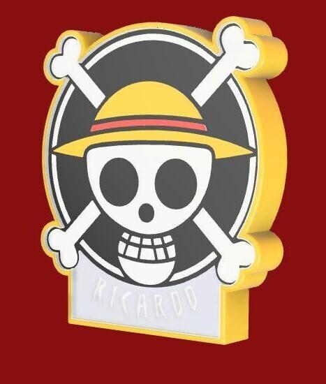 Name led one piece - Ricardo