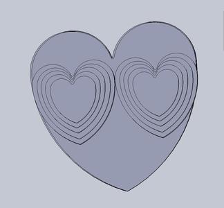 Hearteaption - a hearth made from hearths (different shapes possible)