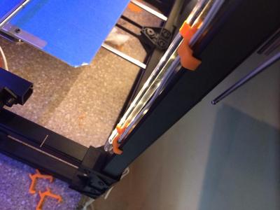 Dioder clip for rigidbot (with wire pass)