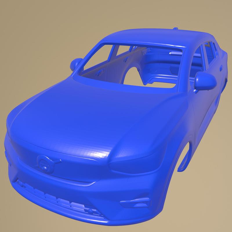 Volvo C40 Recharge 2022 Printable Car Body
