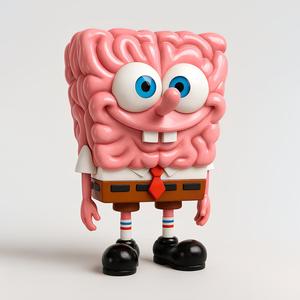 SpongeBob SquarePants Slime Brain toy
