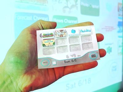 Printable Wii Menu Toy