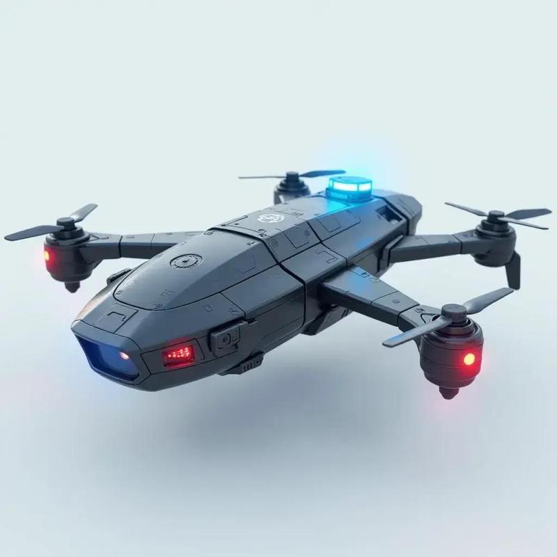 Cyberpunk Police Drone 🚨