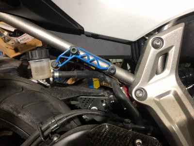 BRAKE OIL RESERVOIR BRACKET MT 07  FZ 07 YAMAHA  3d OPTIMIZED