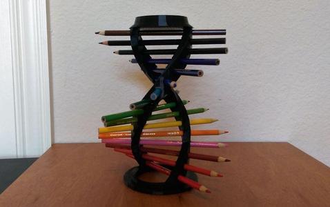 DNA Helix Pencil Holder