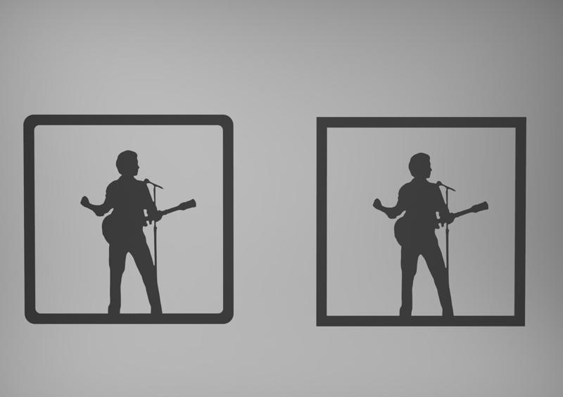 Body Paint - Arctic Monkeys - Wall hanger