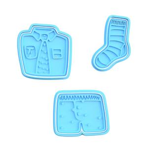 Men's clothing / Business cookie cutter set of 3