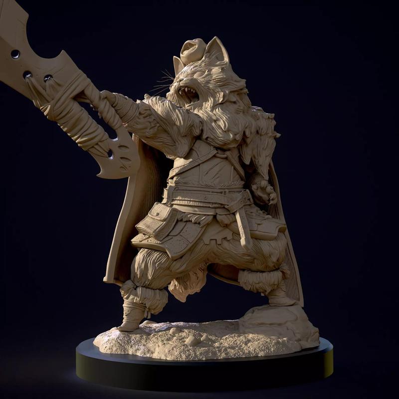 Fan Art Felyne Athos Set - Monster Hunter Scale 1 -10