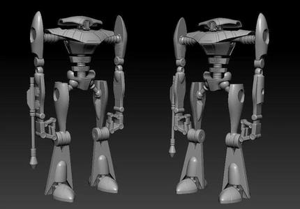 Aqua Droid One12 Scale Articulation STL files
