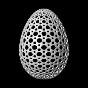 Eggshell lampshade round