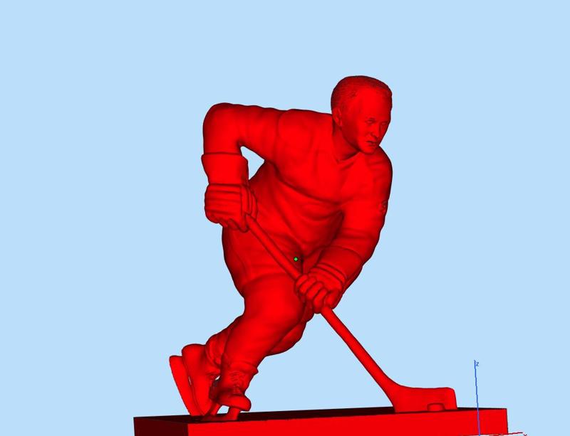 Hockey player number 9