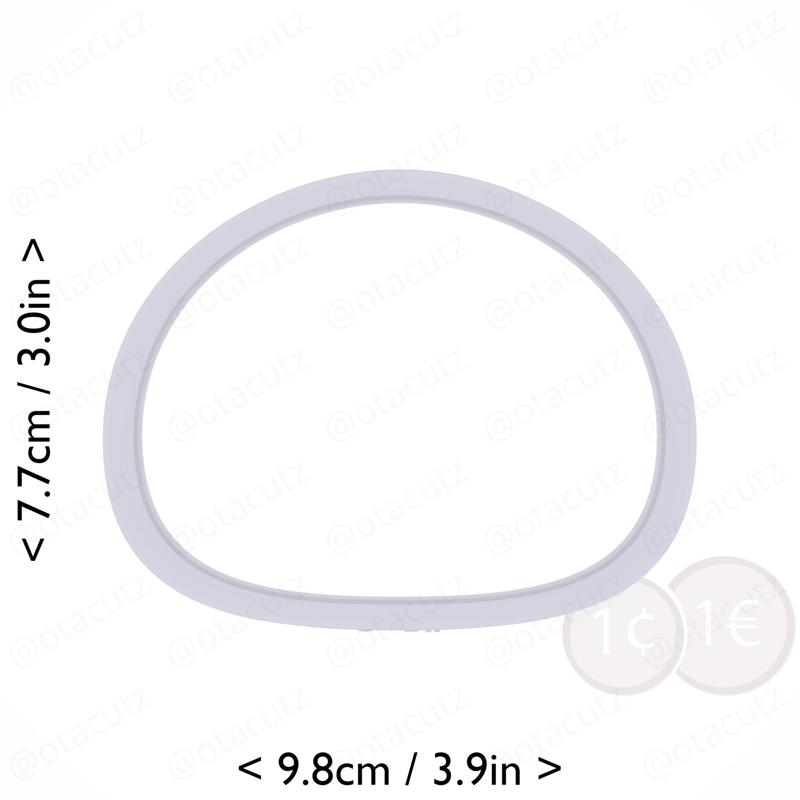 Mochi Cookie Cutter 3.5in / 8.9cm