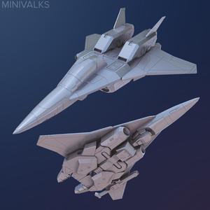AFC-01 Legioss Fighter - Genesis Climber Mospeada (1/72 Scale)