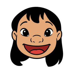 Lilo and stitch face stl cookie cutter set of 2
