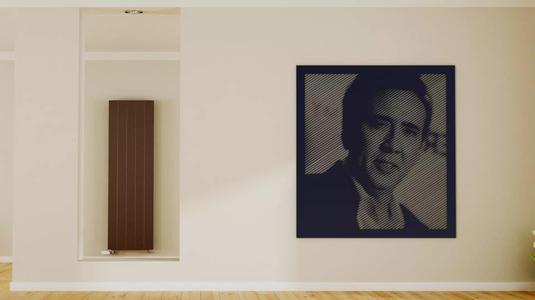 Halftone wall sticker Nicolas Cage