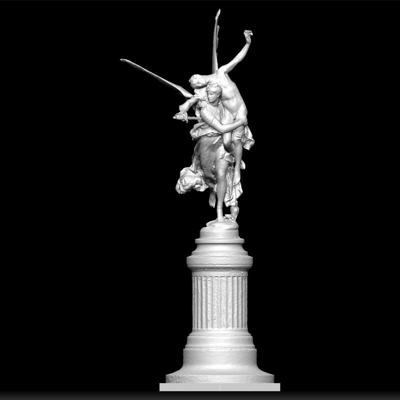 Gloria Victis glory to the vanquished statue