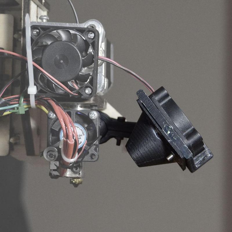 Ball Joint Fan mount for Printrbot Simple