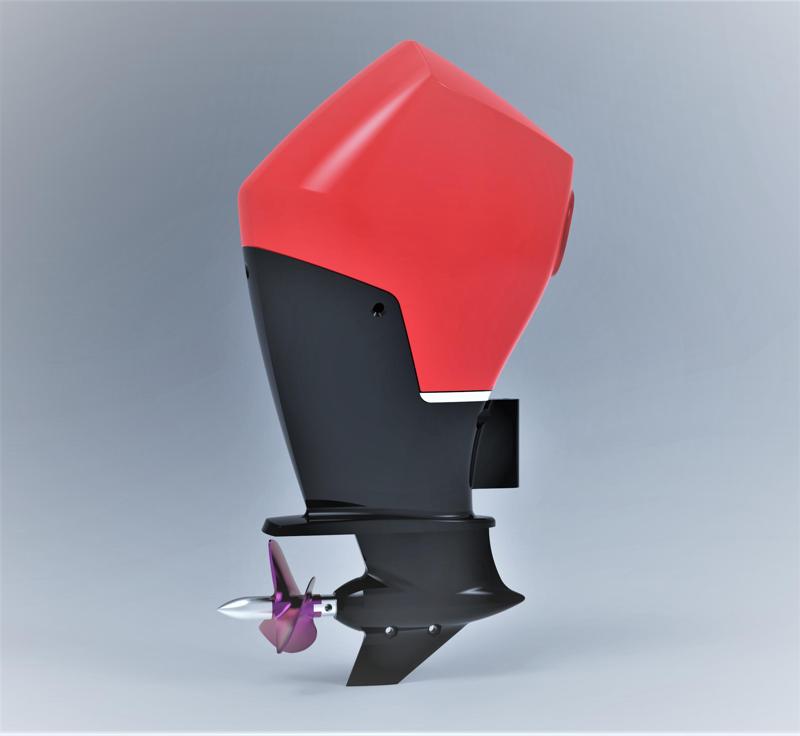 RC Boat Outboard Motor