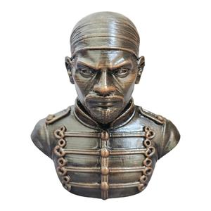 Bust of the Venezuelan military man Pedro Camejo known as Negro Primero