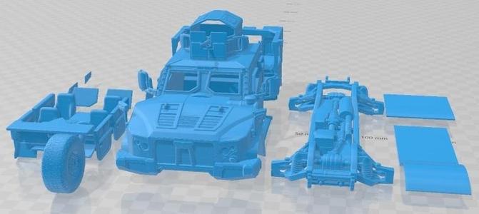Oshkosh JLTV 2014 Printable Car