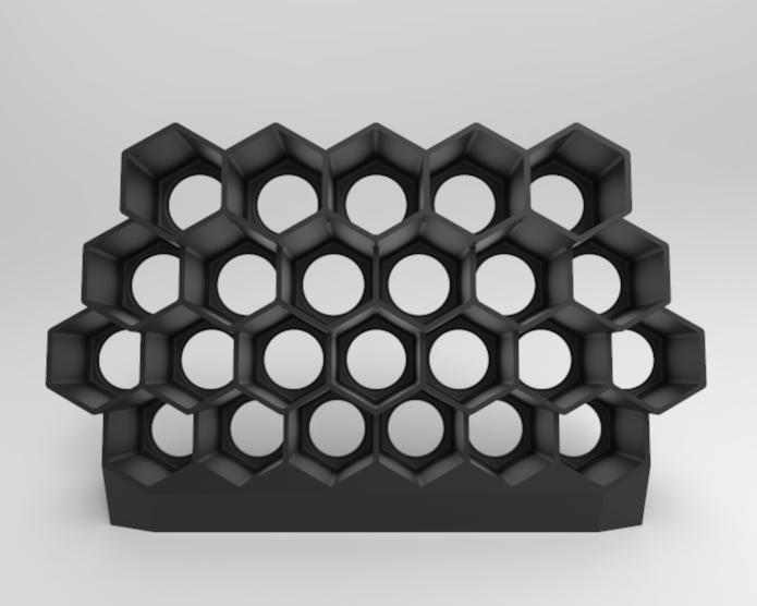 30ml Airbrush Paint Rack x24