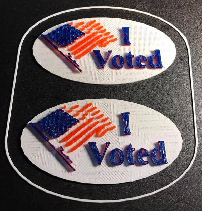 I voted "sticker"