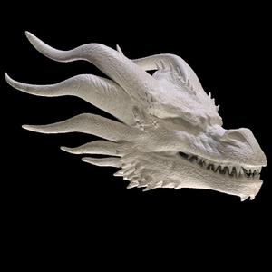 Ghidorah head hight poly