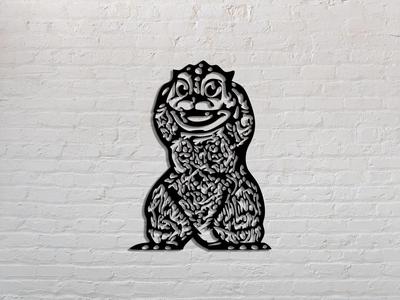 Godzilla II_kid_WallArt