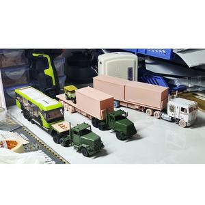 Set of military trailer (M870 trailer & container flatbed trailer) (1/72)