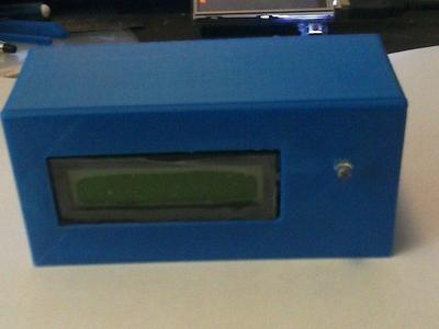 Case for 2 X 16 LCD display 