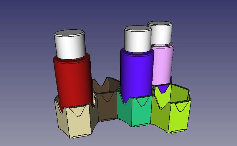 Paint Rack For Plaid FolkArt and Apple Barrel Paint