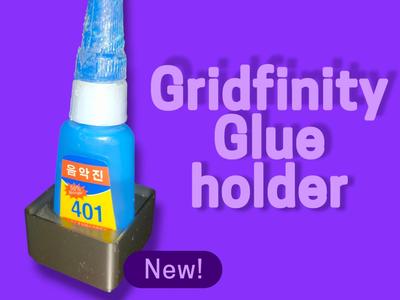 Gridfinity glue holder