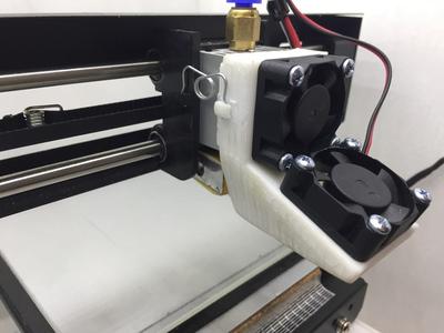 Print Head Dual Fan Adapter for Monoprice Select Mini