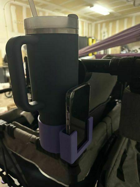 Jeep Stroller Wagon Phone and Cupholder Combo