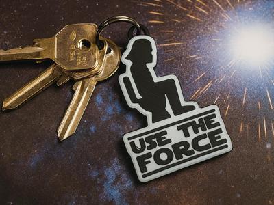 Keychain “USE THE FORCE”, STAR WARS