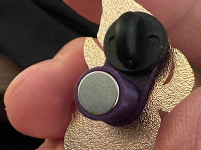 Enamel Pin Magnetic Holder (7mm magnet)