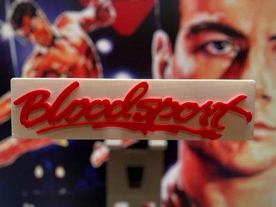 Bloodsport Logo Display Stand 