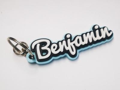 Personalized Benjamin Keychain