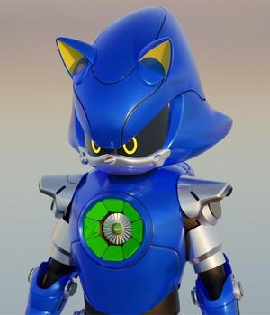 Metal Sonic Armor for Cosplays (STL and Pepakura Versions)