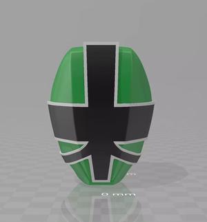 Power Rangers Samurai Green Ranger Shinkenger green Helmet