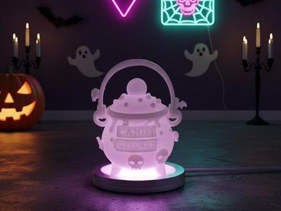 Halloween Poison Candy Cauldron