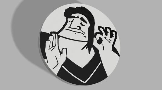 Pacha Perfect Meme - Poker Chip