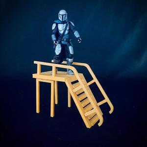 Speeder Ship Entry - Gantry - Stairs - Ladder - Platform