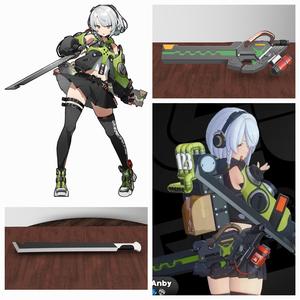 Zenless Zone Zero Agent Anby Cosplay Set Nimbus and Sword 1 to 1