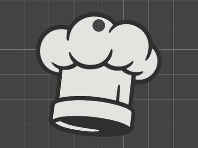 Chef hat/Cooking hat Keychain