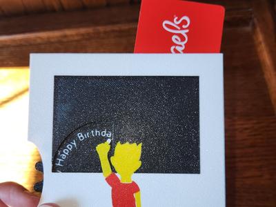 Interactive Birthday Card With Gift Card Surprise