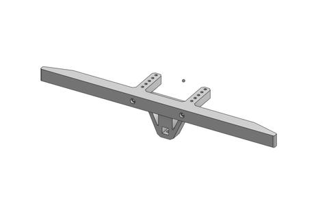 1/10 Rc4wd (K10, K5) rear bumper TF2 LWB