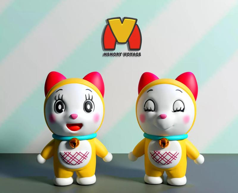 Dorami  Two Emoji  MULTIPARTS AND 3MF