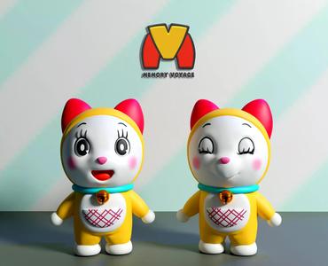Dorami  Two Emoji  MULTIPARTS AND 3MF